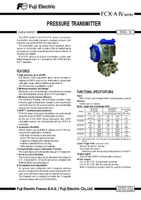 Thumbnail of document Data Sheet - V6 Series FKG Gauge Pressure Transmitter
